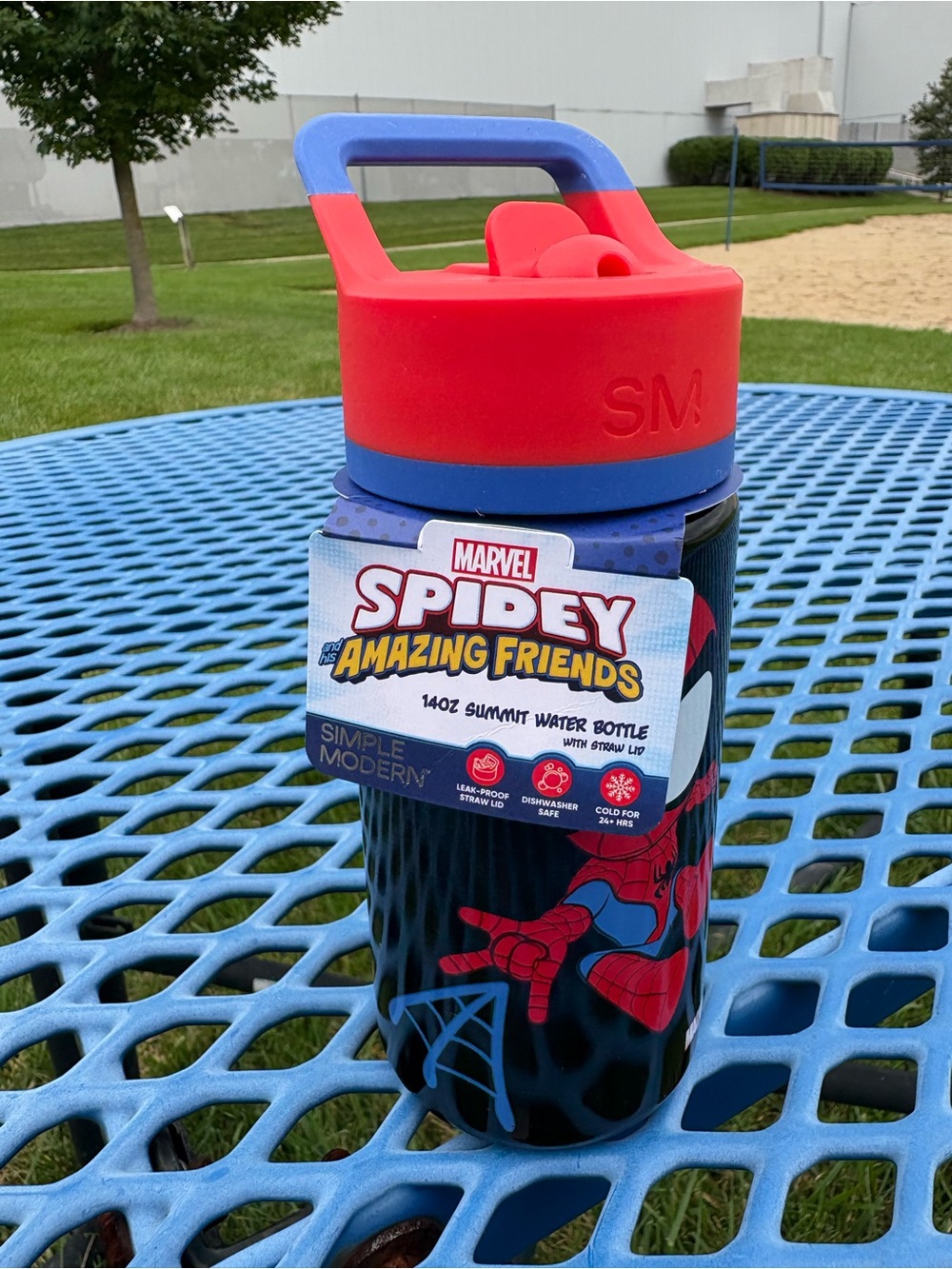 Marvel Spidey Amazing Friends Red & Blue 14oz Summit Water Bottle